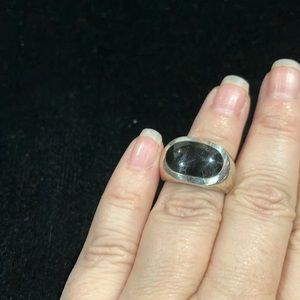 Vintage Oval Sterling Silver 925 Ring - D16